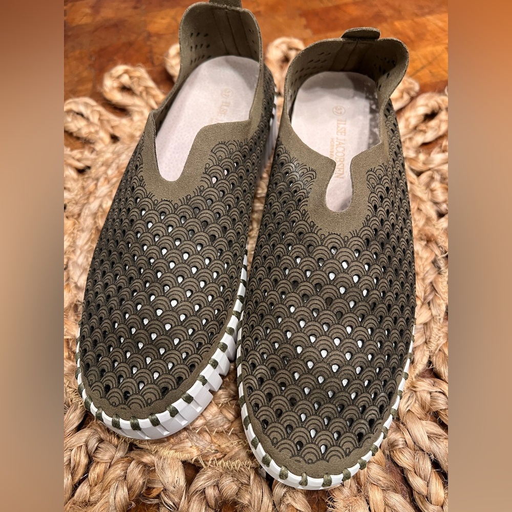 NWT Ilse Jacobsen Hornbak platform slip on